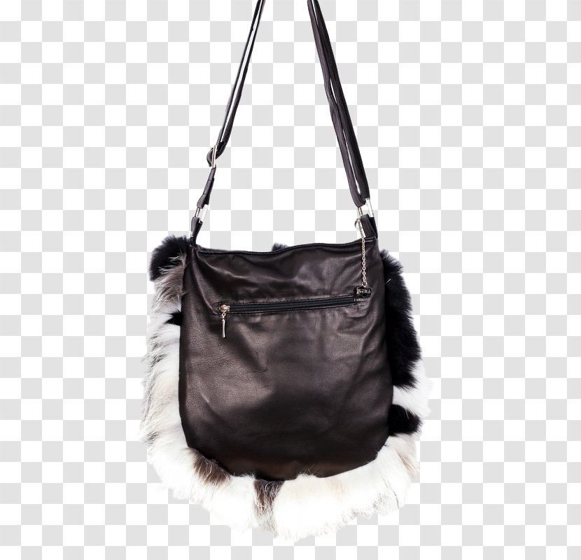 Red Fox Leather Fur Handbag - Hobo Bag - White Bags Transparent PNG