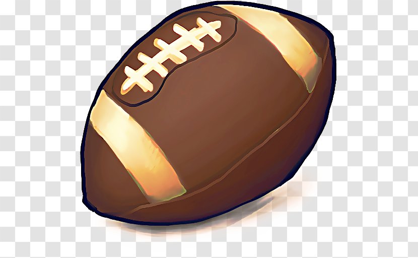 American Football Background - Sports Equipment - Chocolate Transparent PNG