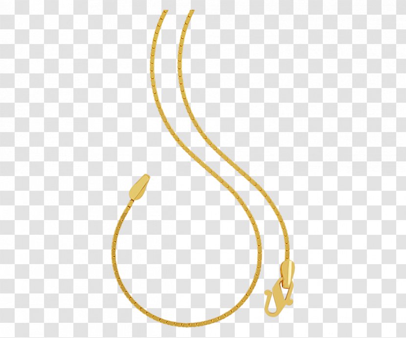Jewellery Necklace Gold Chain Jewelry Design - Body Transparent PNG