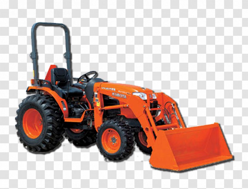 Backhoe Loader Kubota Corporation Tractor Heavy Machinery - Walk Behind Mower - Agricultural Machine Transparent PNG