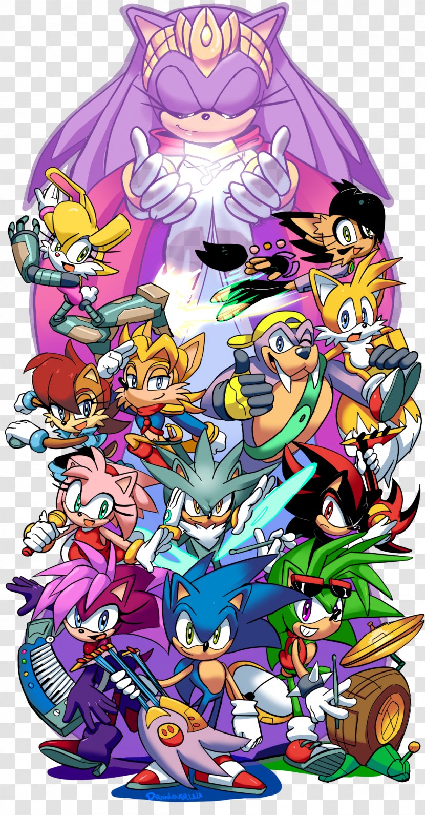 Sonic The Hedgehog Amy Rose Sonia Fighters Cream Rabbit - Tree - Acorn Transparent PNG