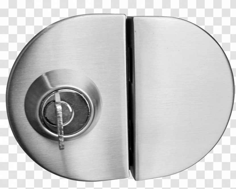 Lock Angle - Hardware - Brushed Steel Transparent PNG