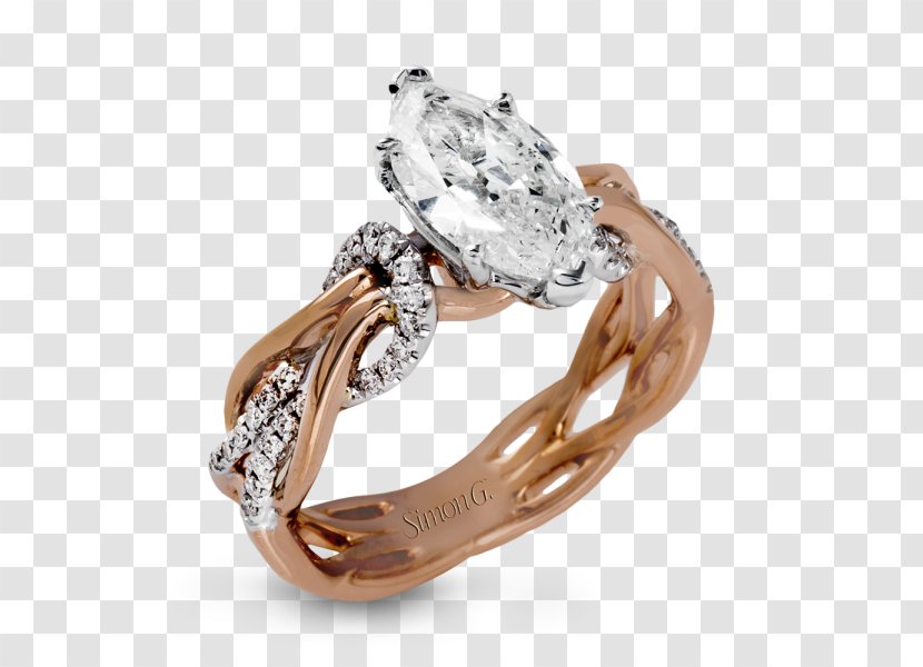 Wedding Ring Jewellery Engagement Diamond - Body Jewelry Transparent PNG