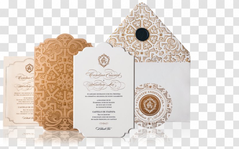 Wedding Invitation Convite Reception Paper - Brides - Luxury Transparent PNG