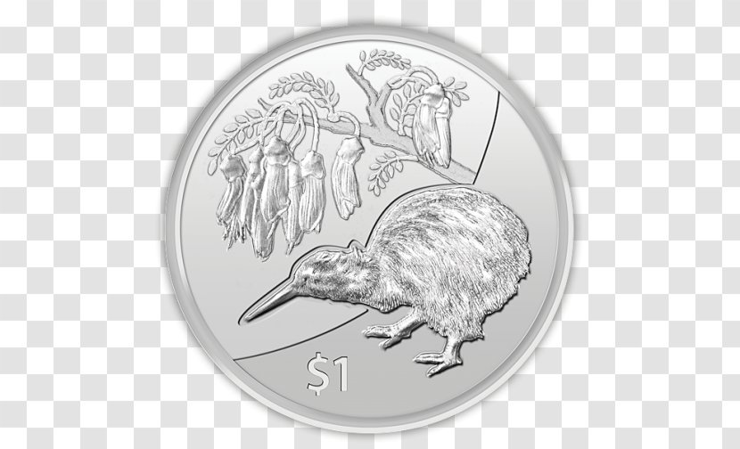 New Zealand Flightless Bird Coin Symbol - Foreign Exchange Market - Australian Dollar Transparent PNG