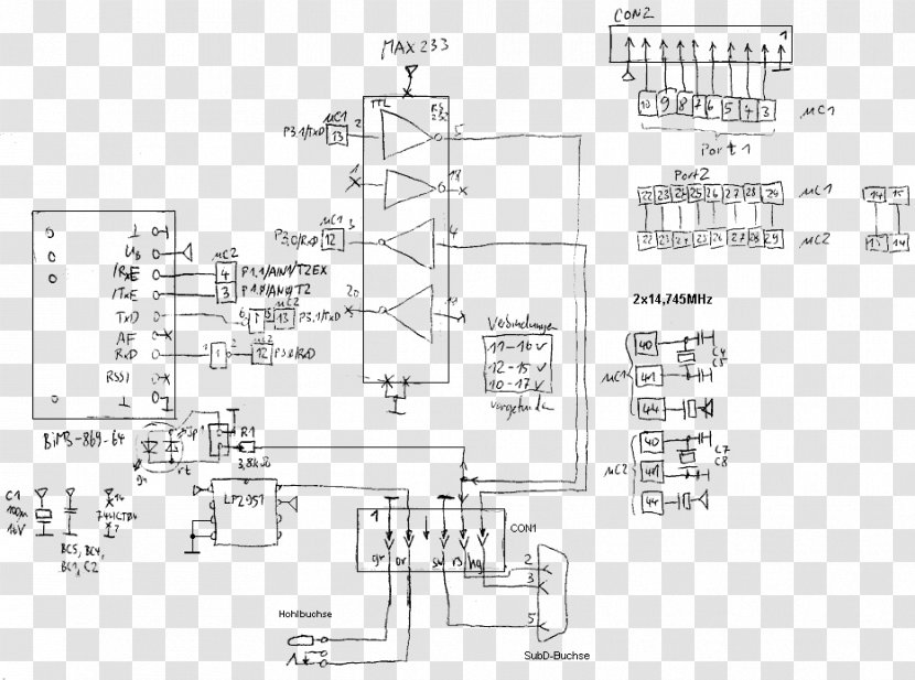Drawing Electronic Circuit Engineering - White - Design Transparent PNG