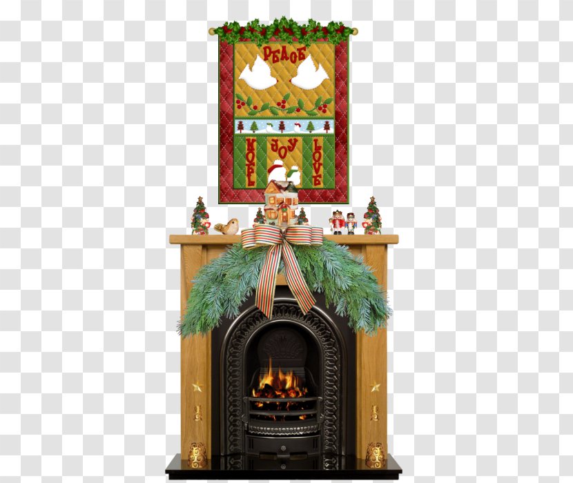 Christmas Furnace Fireplace - Decoration - Stove Transparent PNG