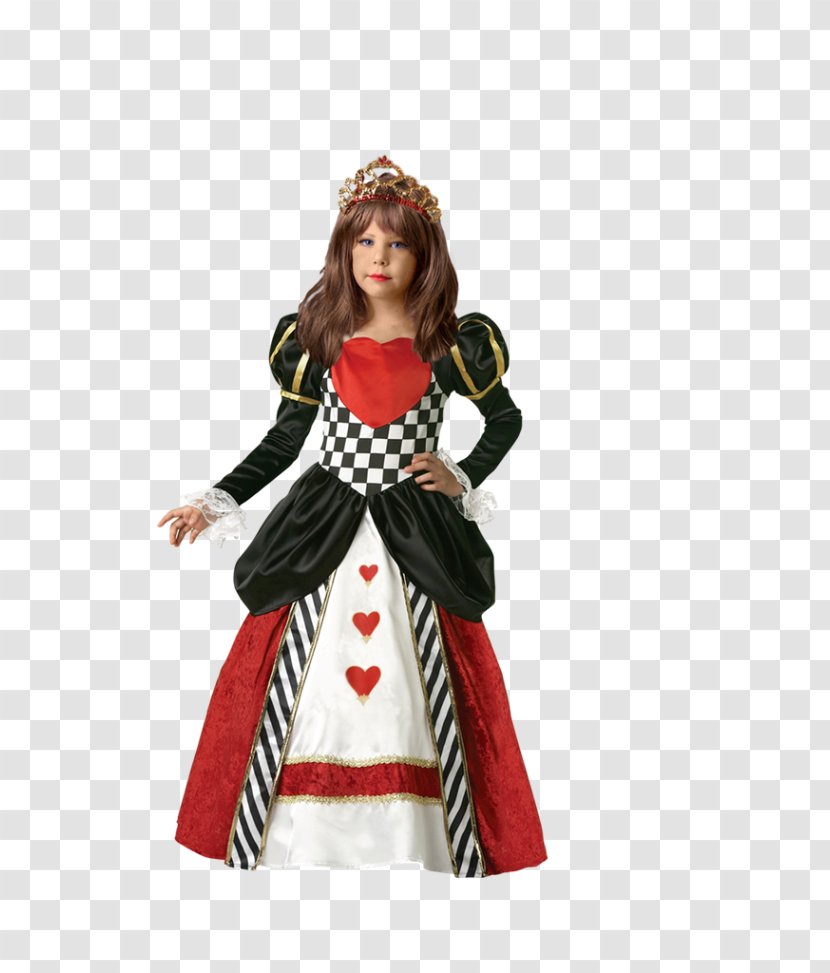 Queen Of Hearts Red Costume Tutu Child - Cartoon Transparent PNG