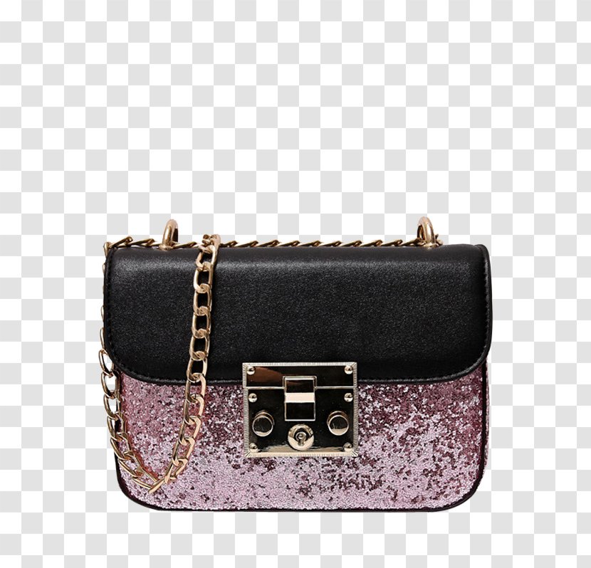 Handbag Messenger Bags Leather Sequin - Mini Dress Transparent PNG