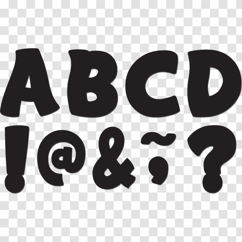Logo Font Letter Alphabet Brand - Craft Magnets - Black Polka Dots Transparent PNG