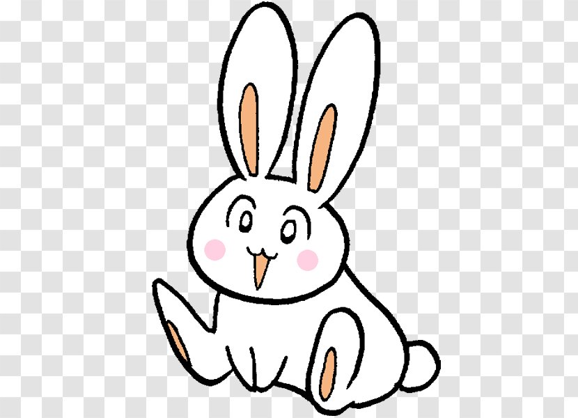 Domestic Rabbit Hare Easter Bunny Clip Art - Area Transparent PNG