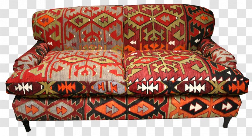 Sofa Bed Couch Cushion Chair Product - Kilim Ottoman Transparent PNG