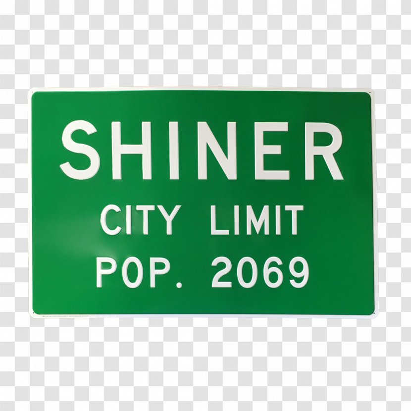 Shiner Spoetzl Brewery Town Sign Logo - Text Transparent PNG