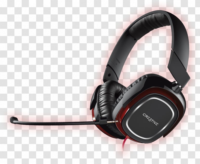 Headphones Headset Microphone Creative Technology Draco HS880 Amazon.com - Computer - Material Transparent PNG