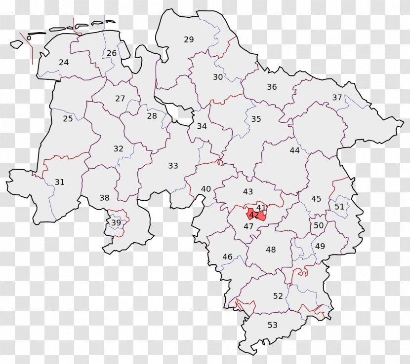 Braunschweig Constituency Of Stadt Hannover II Hanover German Federal Election, 2017 Osnabrück - Hannoverland I - Ii Transparent PNG