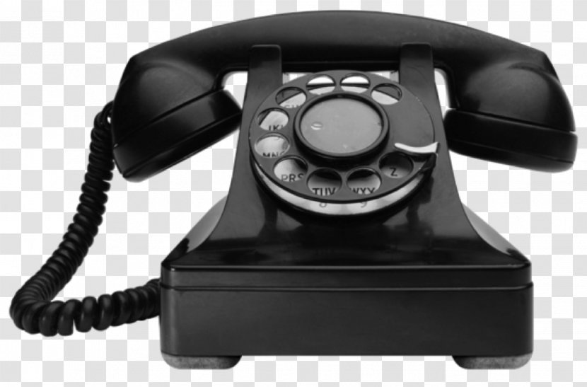 Home & Business Phones Telephone Call Mobile - Corded Phone - Retro Transparent PNG