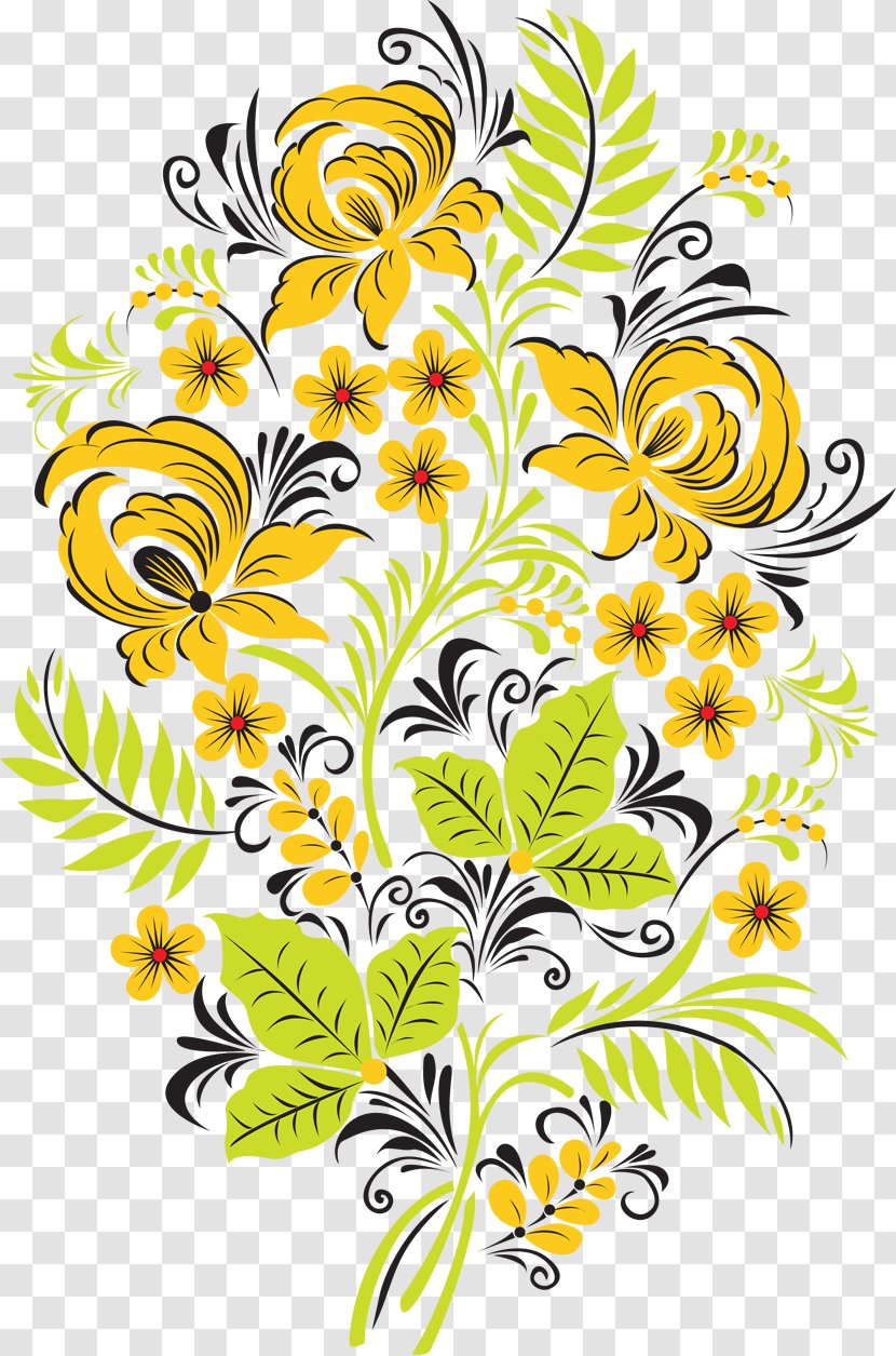 Drawing Khokhloma Clip Art - Paisley Transparent PNG