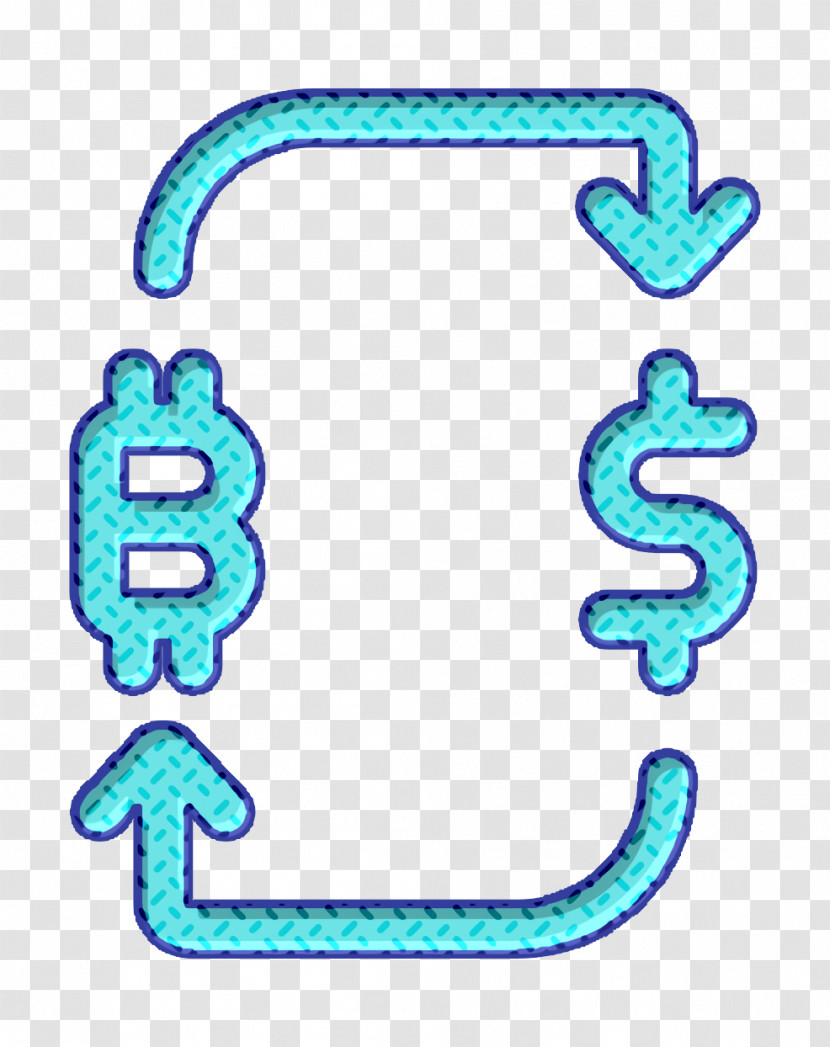 Bitcoin Icon Exchange Icon Business And Finance Icon Transparent PNG