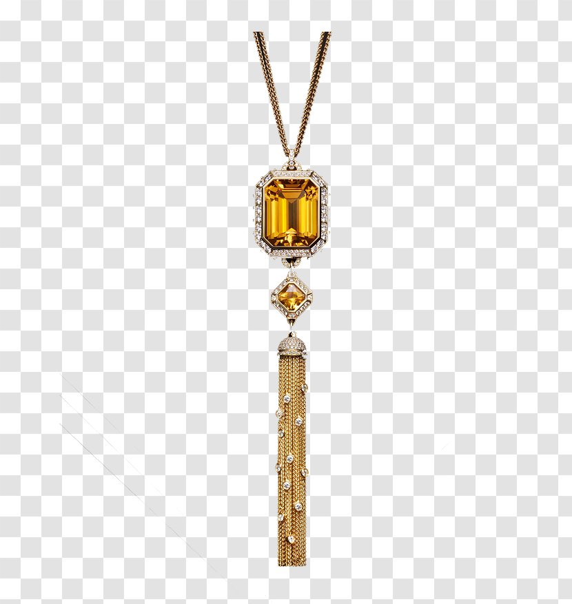 Pendant Earring Gemstone Necklace - Topaz Transparent PNG