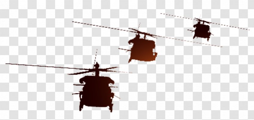 Aircraft Soldier Silhouette Military - Sunset Helicopter Transparent PNG