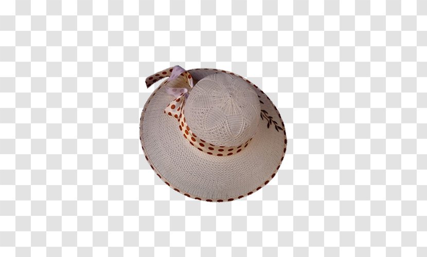Straw Hat Ribbon Knitting - Women's Cap Transparent PNG