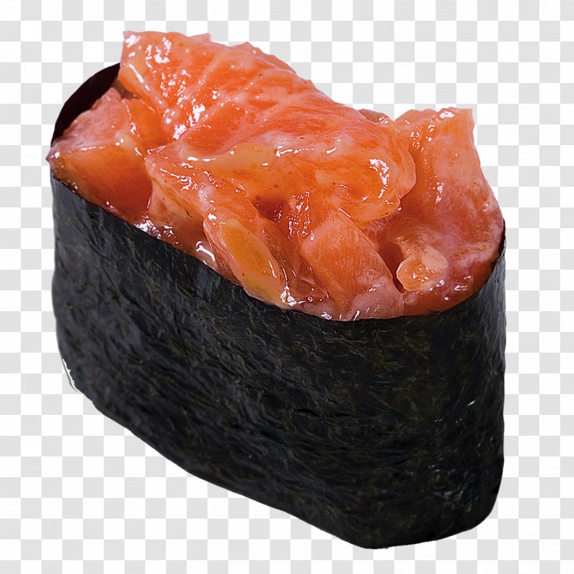 Sushi Makizushi Smoked Salmon California Roll Pizza - Sauce Transparent PNG