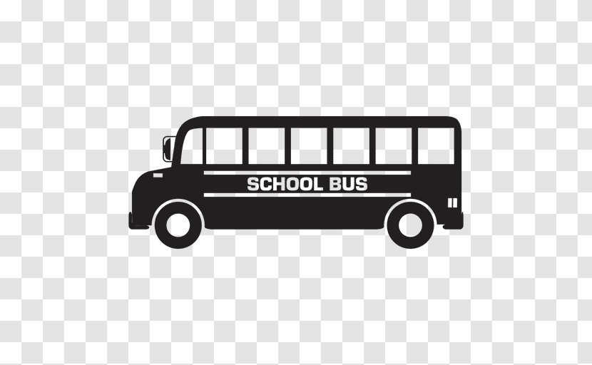 School Bus Silhouette - Automotive Exterior Transparent PNG