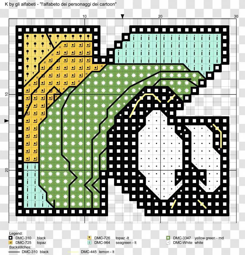 Cross-stitch Graphic Design Pattern - Text Transparent PNG