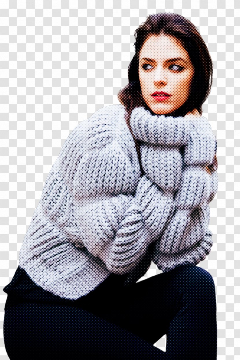 Clothing Fur Wool Woolen Beauty - Outerwear - Model Sweater Transparent PNG