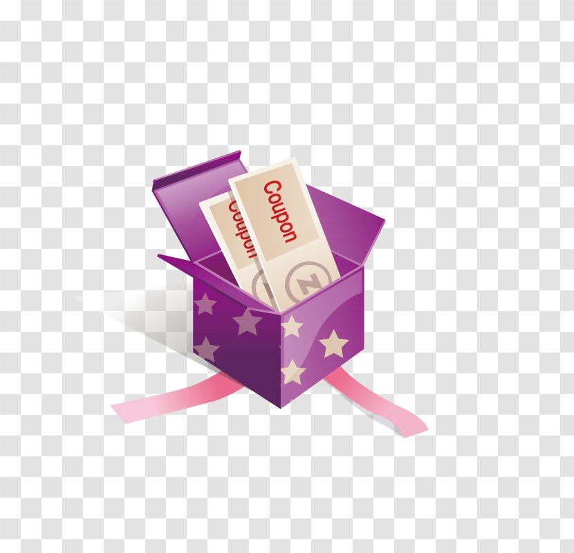 Gift Box Packaging And Labeling Ribbon Purple - Red - Volume Transparent PNG