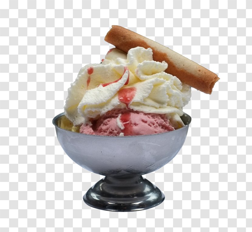 Gelato Sundae Ice Cream Cones Frozen Yogurt - Dame Blanche - Stacks Transparent PNG