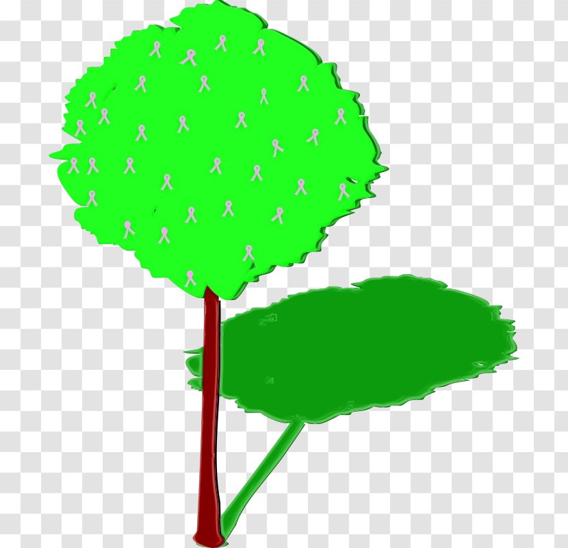 Green Leaf Watercolor - Wet Ink - Plant Transparent PNG