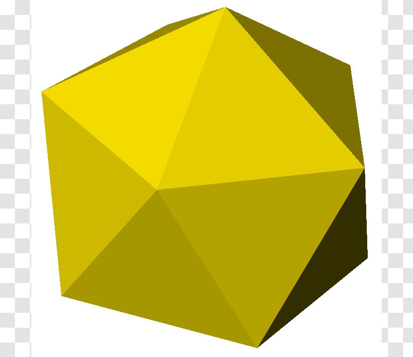 Polyhedron Nonagon Three-dimensional Space Icosahedron Triangle - Platonic Solid - Rupee Transparent PNG