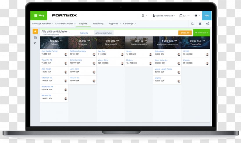 Computer Program Fortnox AB Accounting Invoice Customer Relationship Management - Media - Crm Transparent PNG