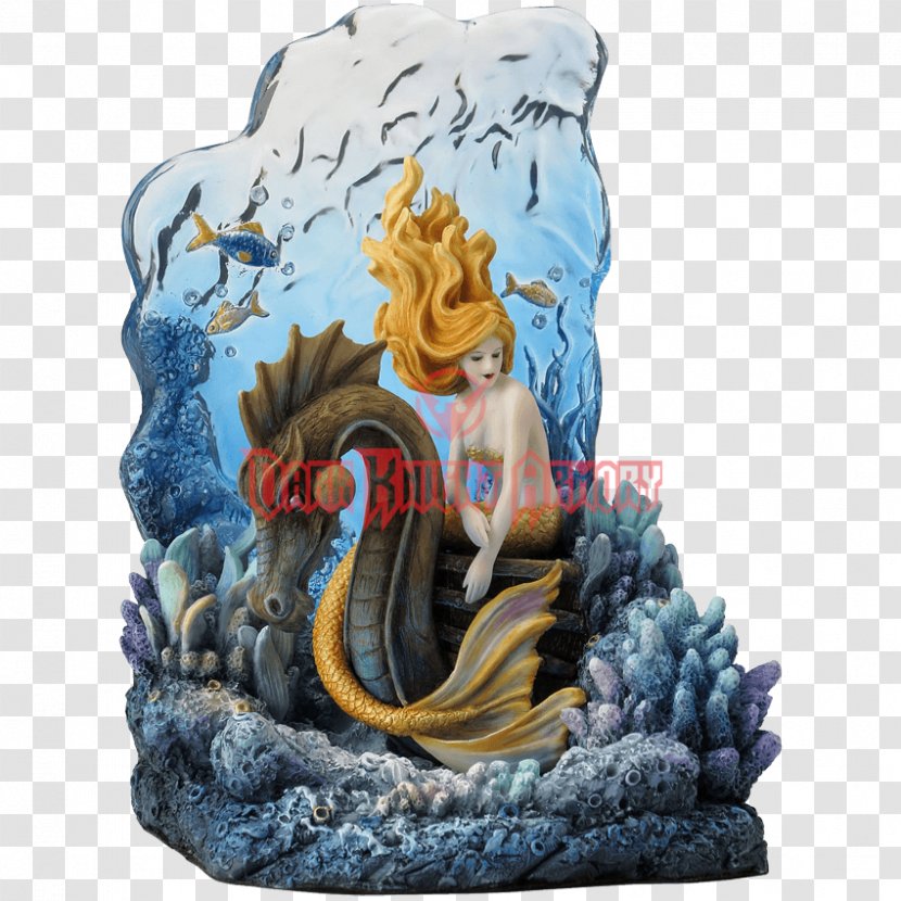 Sea Fairy Art Coloring Book Statue Figurine Mermaid Transparent PNG