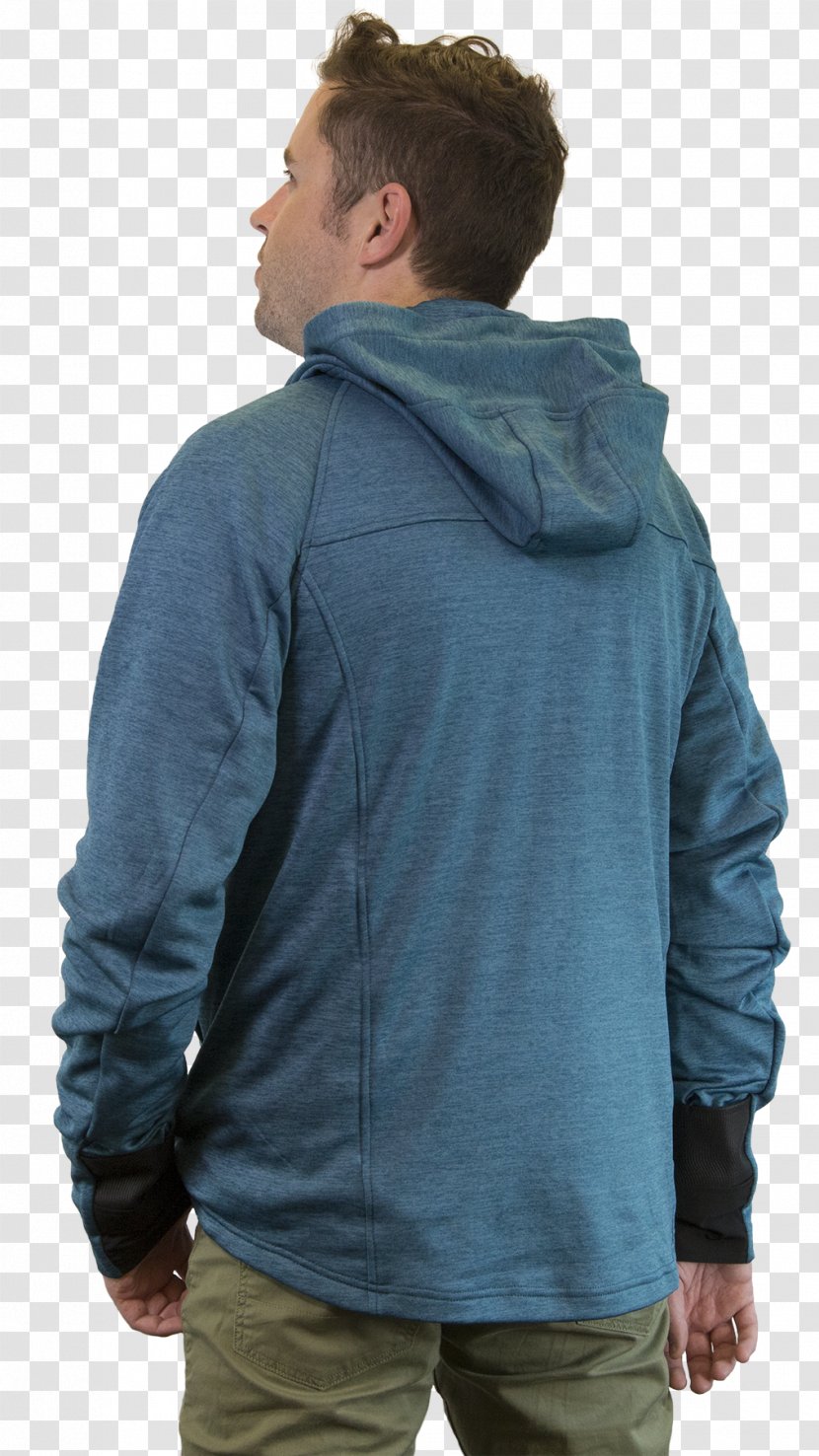 Hoodie Jacket Outerwear Clothing Blue Transparent PNG