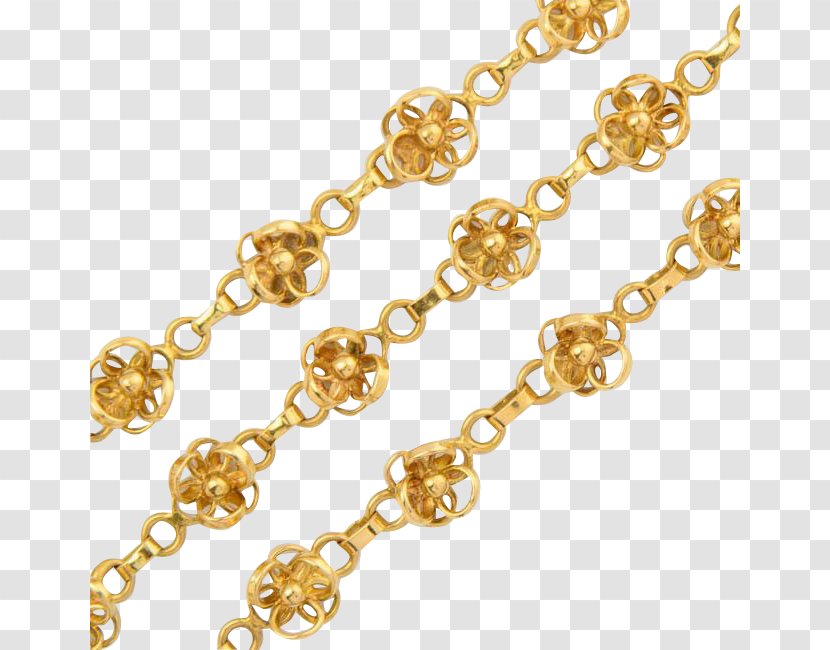 Jewellery Chain Colored Gold Necklace - Metal - Decorative Motifs Transparent PNG