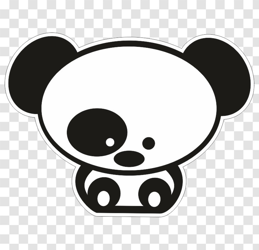 Giant Panda Car Vector Graphics Decal Sticker Transparent PNG