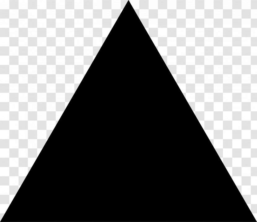 Black Triangle Symbol Arrow - Photography Transparent PNG