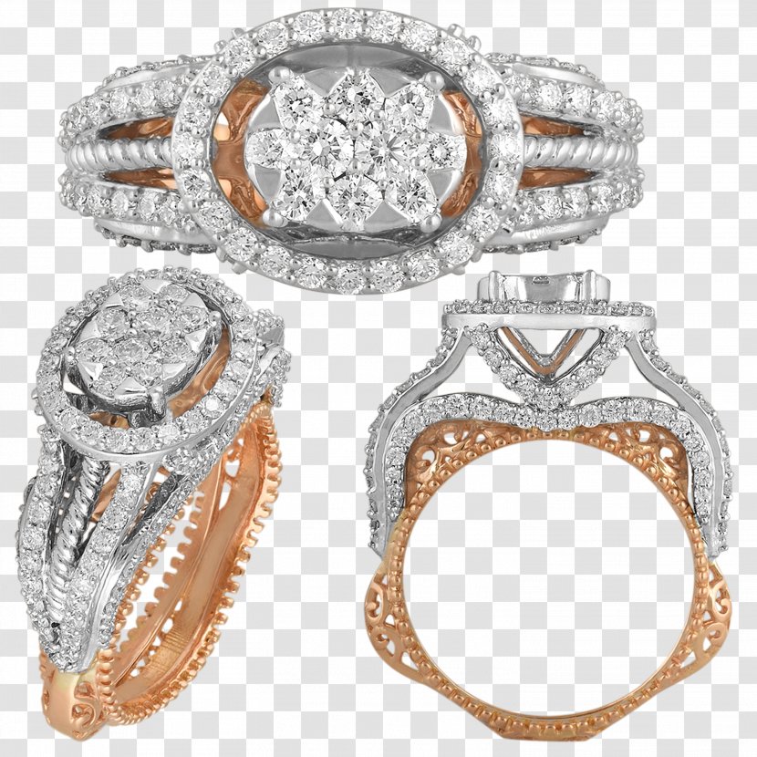 Ring Body Jewellery Silver Bling-bling Transparent PNG