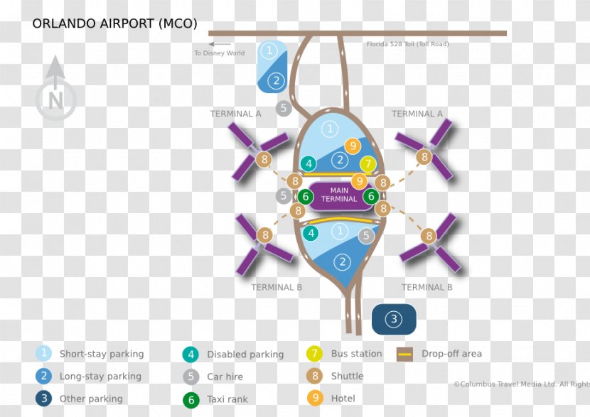 Orlando International Airport Sanford - Text - Diagram Transparent PNG