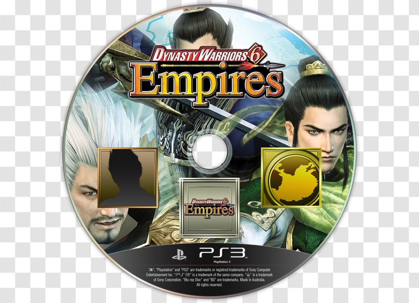 Dynasty Warriors 6: Empires PlayStation 3 DVD STXE6FIN GR EUR - Stxe6fin Gr Eur - Dvd Transparent PNG