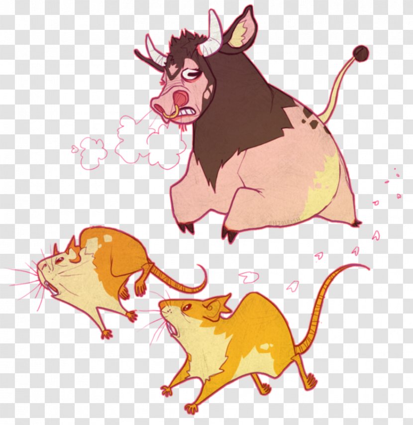 Rat Mouse Pig Cat Canidae - Cartoon - Pocket Monsters Transparent PNG