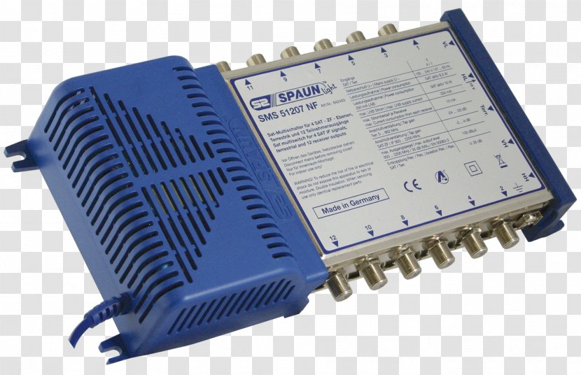 Multiswitch Single Cable Distribution Low-noise Block Downconverter Electronics Satellite Television - Circuit Component - Nf Transparent PNG