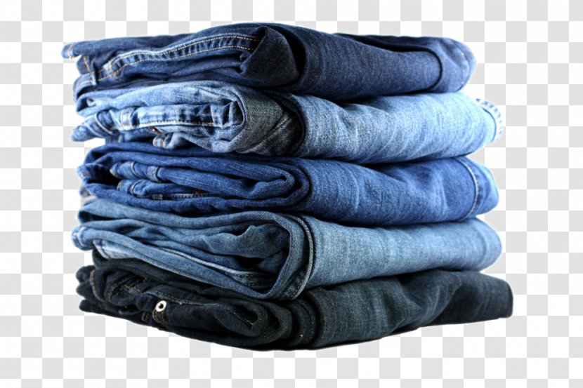 Jeans Denim Stock Photography Clothing Fly - Pocket - A Stacked Pair Of Transparent PNG