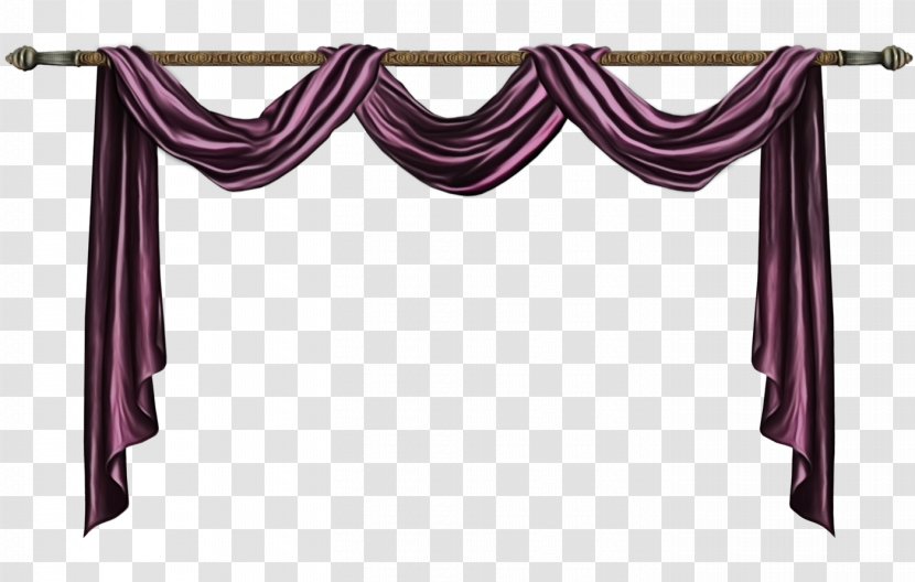 Window Cartoon - Purple - Theater Curtain Stage Transparent PNG