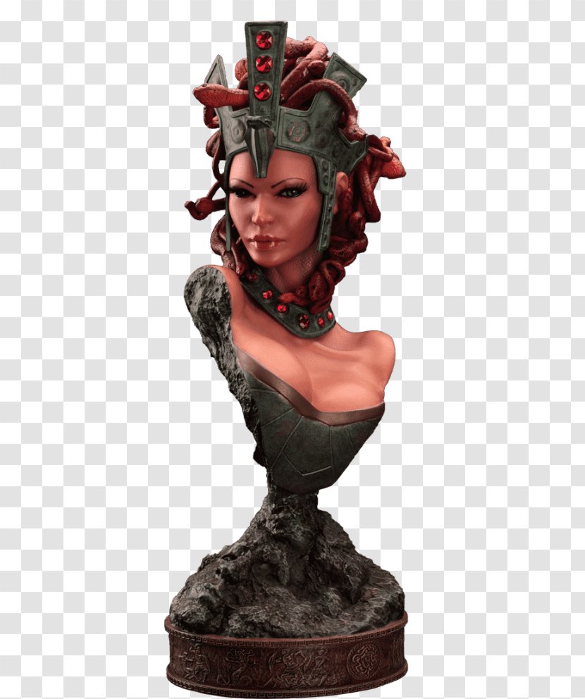 Perseus With The Head Of Medusa Rondanini Figurine Statue - Monster Transparent PNG
