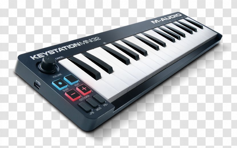 MIDI Controllers Keyboard Musical Instruments M-Audio - Frame - Mini Transparent PNG