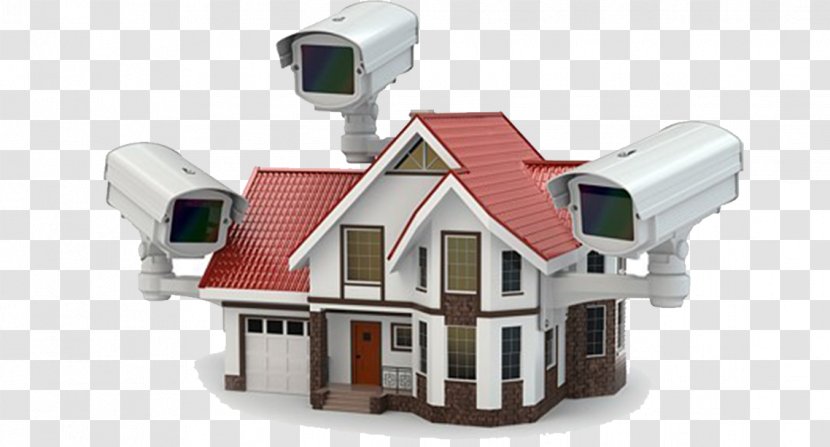 Home Security Alarms & Systems Surveillance Closed-circuit Television - Closedcircuit - House Transparent PNG