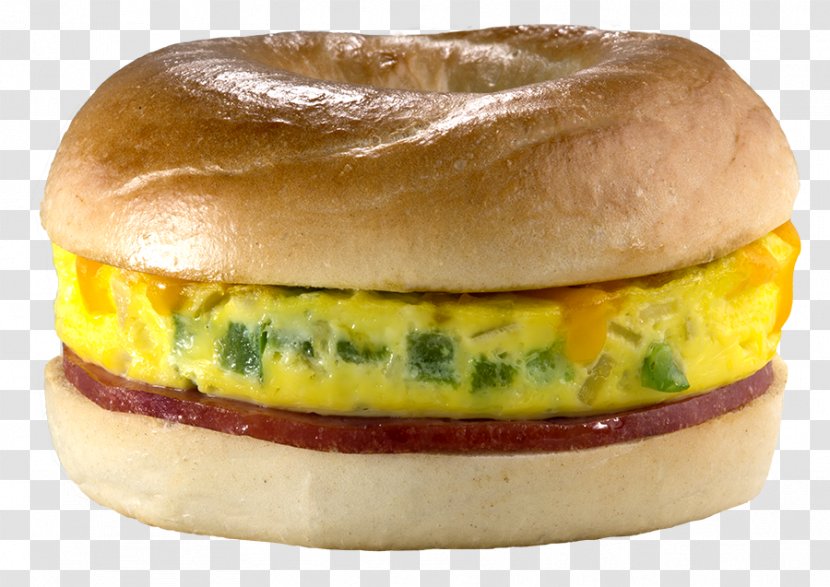 Breakfast Sandwich Hamburger Cheeseburger Veggie Burger Fast Food - Salmon - Egg Transparent PNG